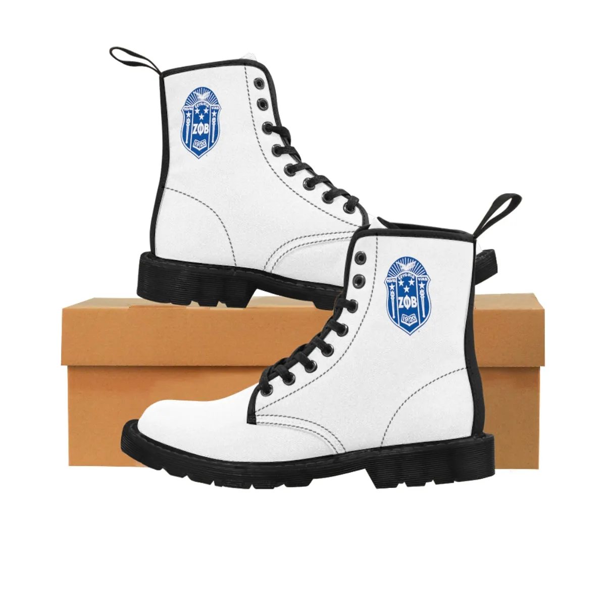Zeta Phi Beta Women's Canvas Boots